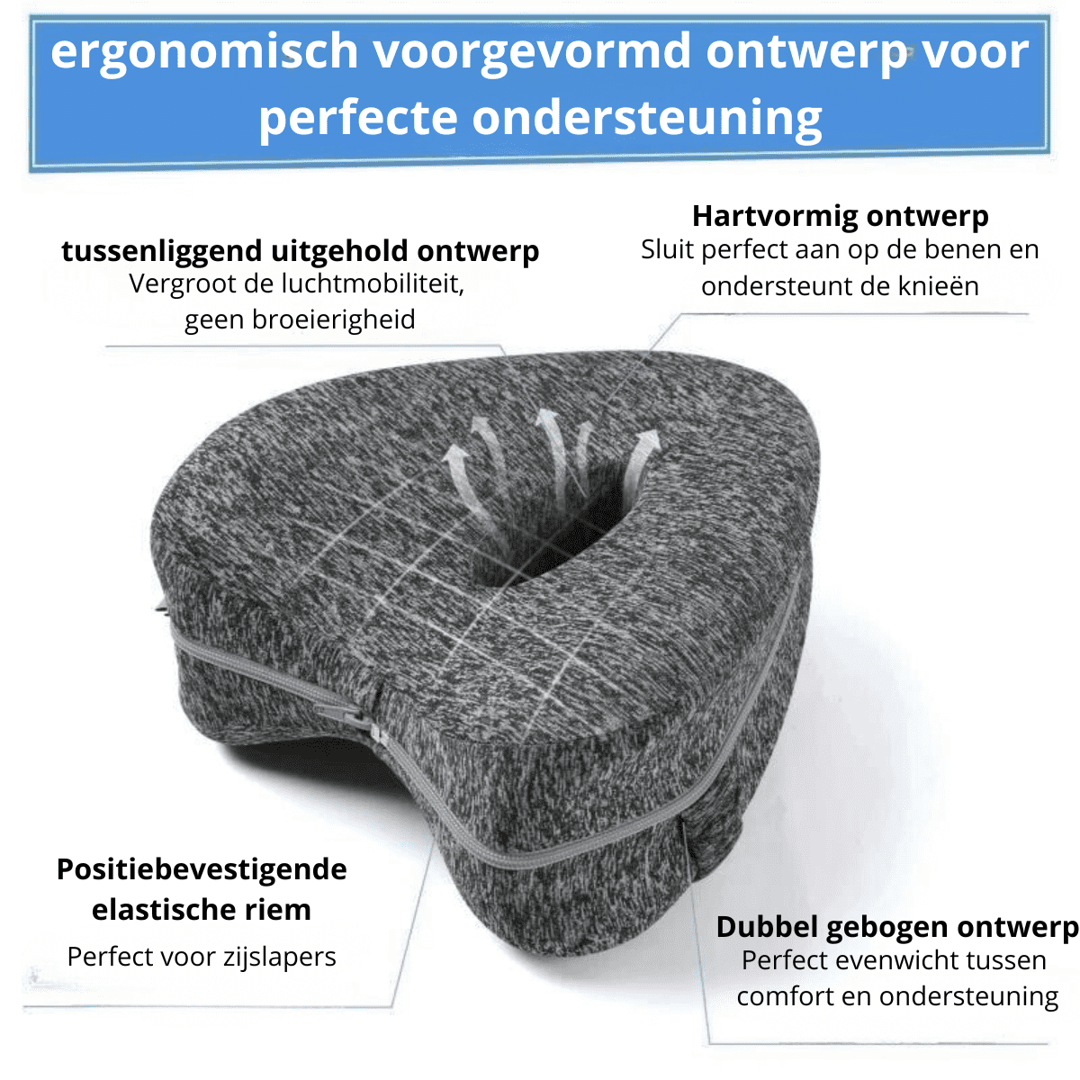 Cozy Hip Pillow™ - Vermindert heup en rugklachten - 1+1 Gratis