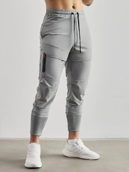 Brady - Heren Stay Cool Hoge Rib Cargo Jogger Athletic Broek