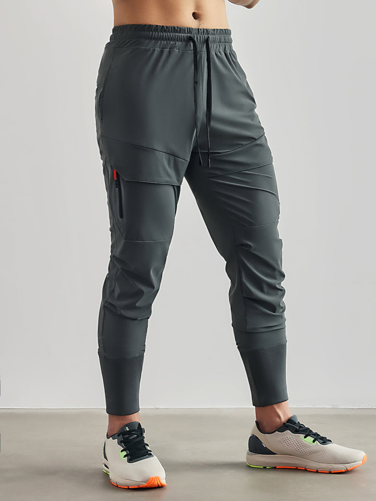 Brady - Heren Stay Cool Hoge Rib Cargo Jogger Athletic Broek