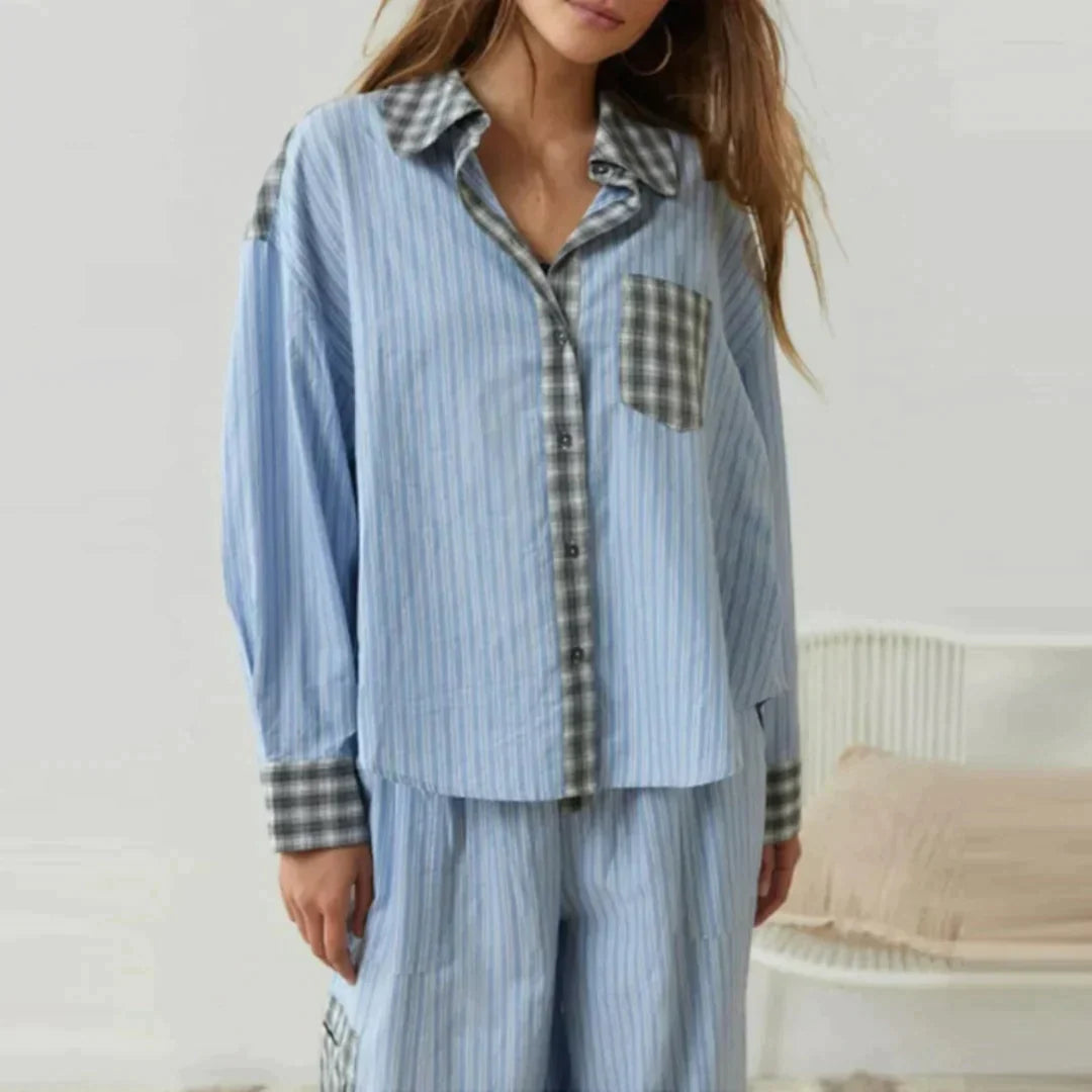 Callie™️ Geruite pyjama voor dames