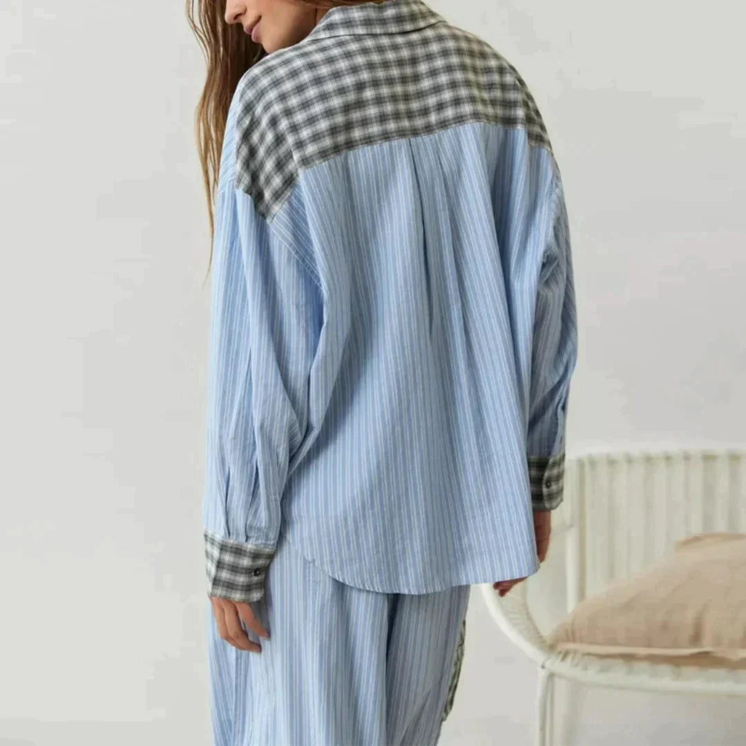 Callie™️ Geruite pyjama voor dames